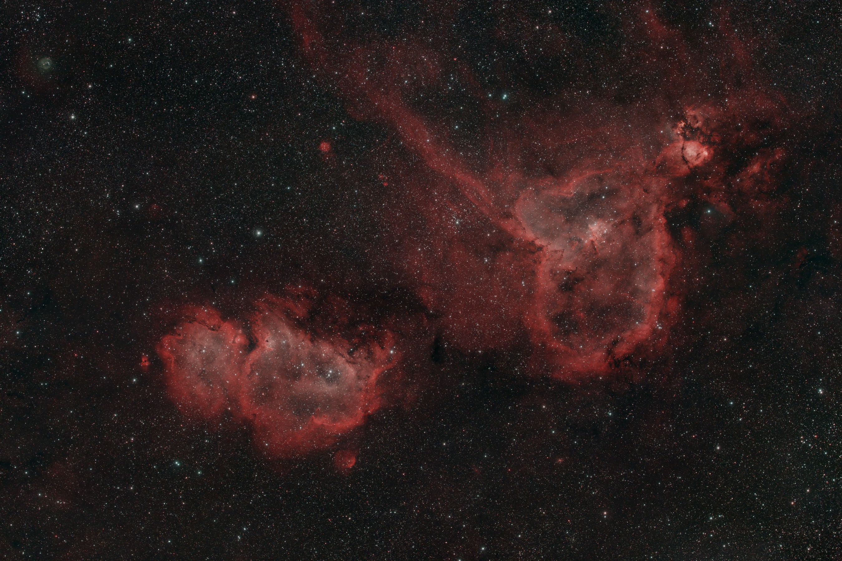 IC 1805 and IC 1848