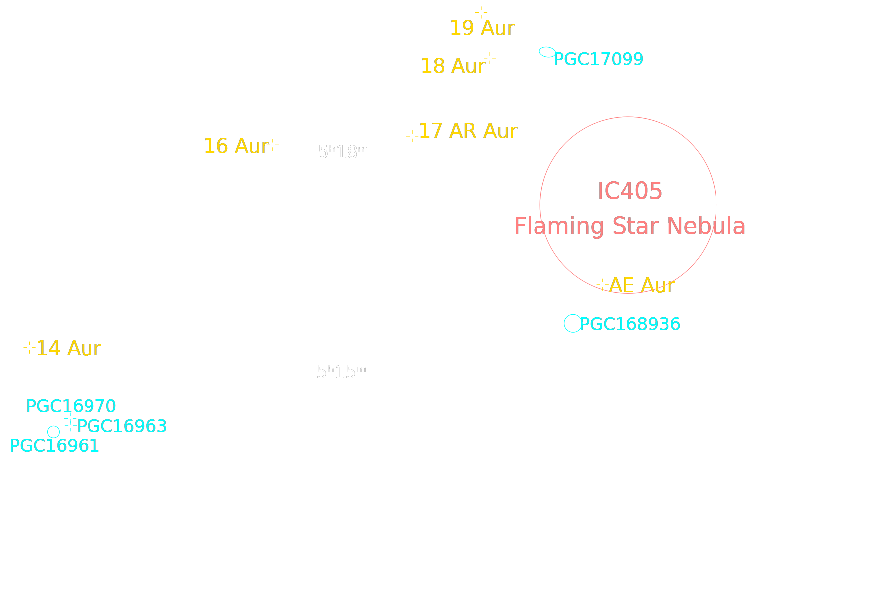 IC405 in Auriga