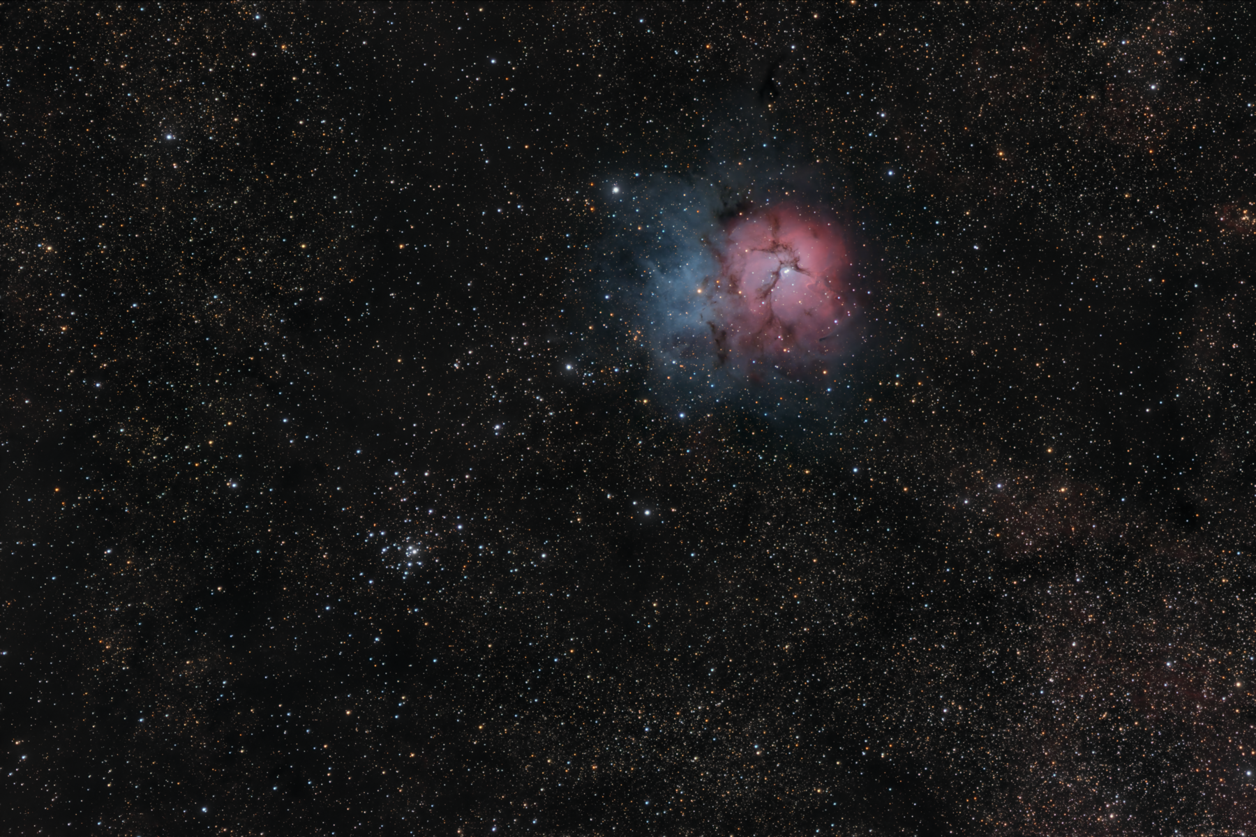 M20 in Sagittarius, the Trifid Nebula