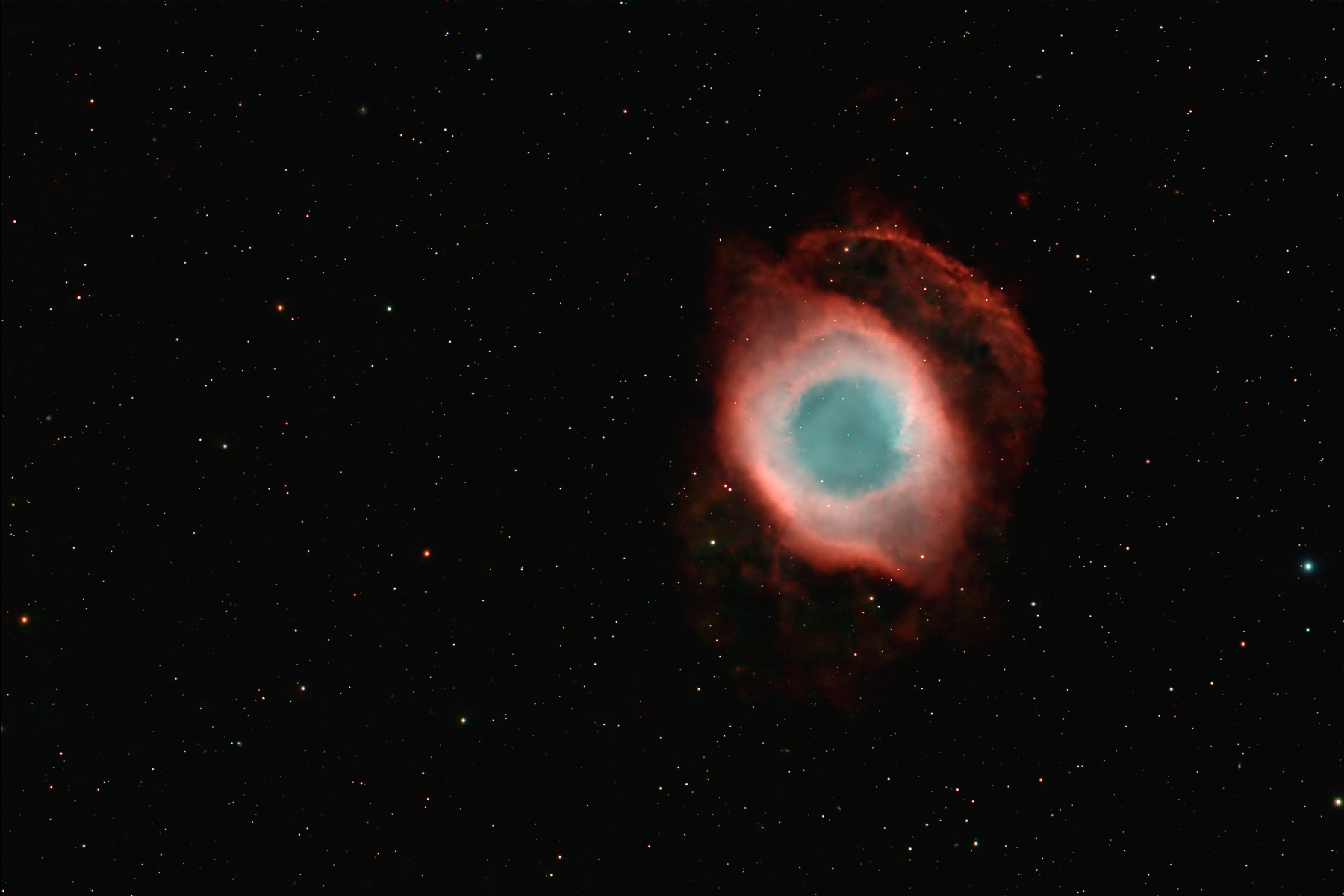 NGC 7293 in Aquarius, the Helix Nebula