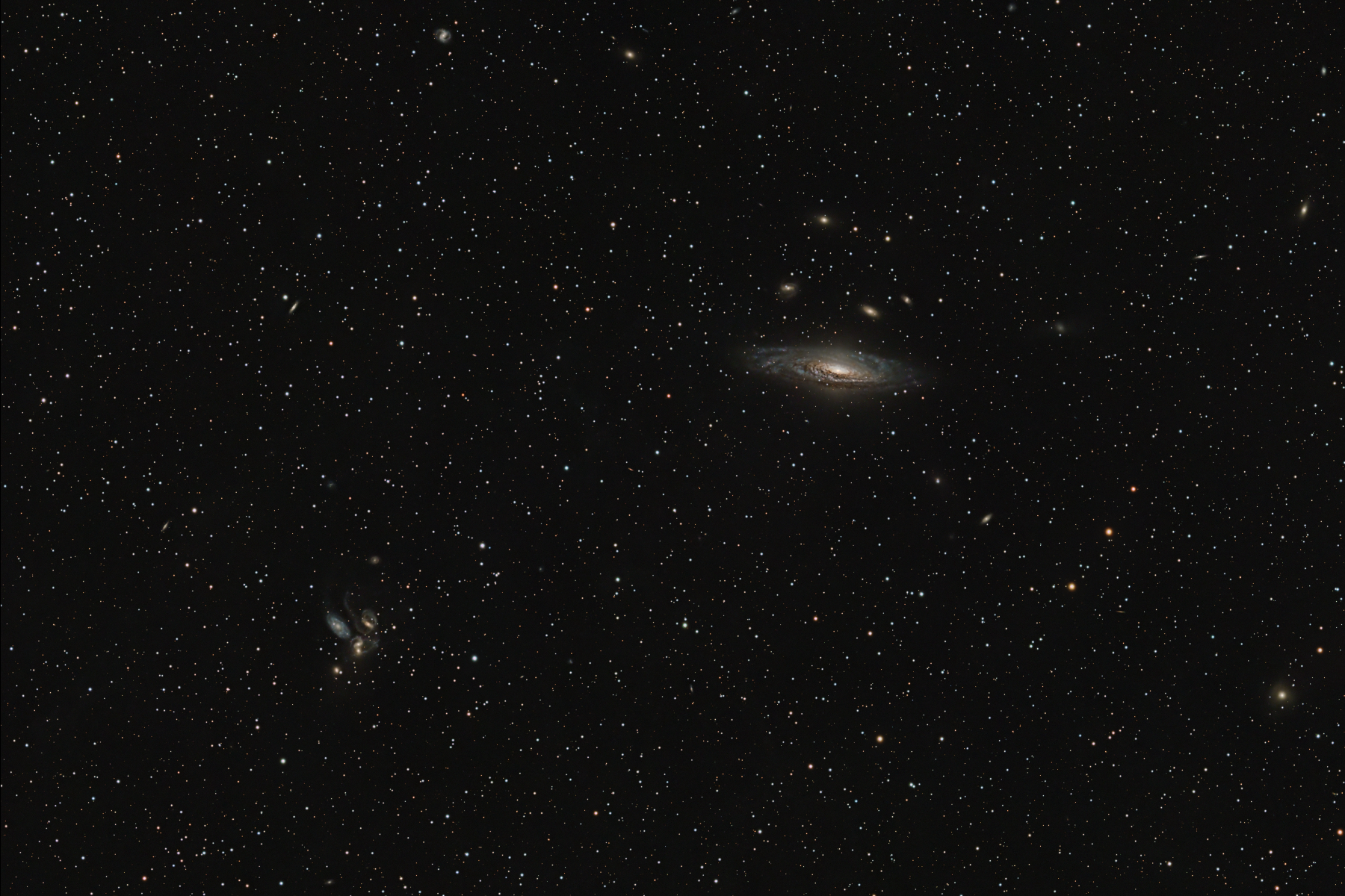 NGC 7331 and Stephan's Quintet