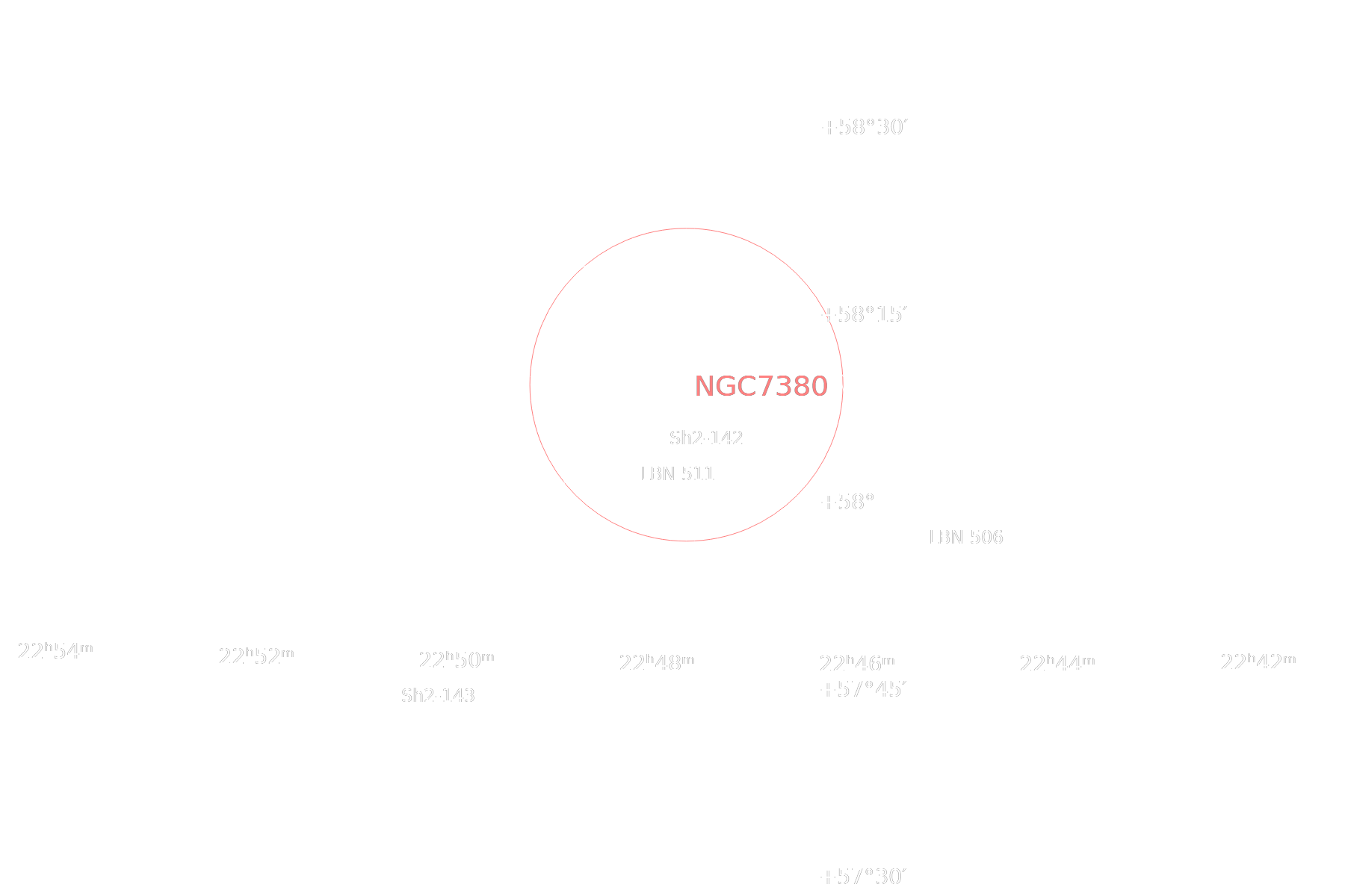 NGC 7380 Annotated image