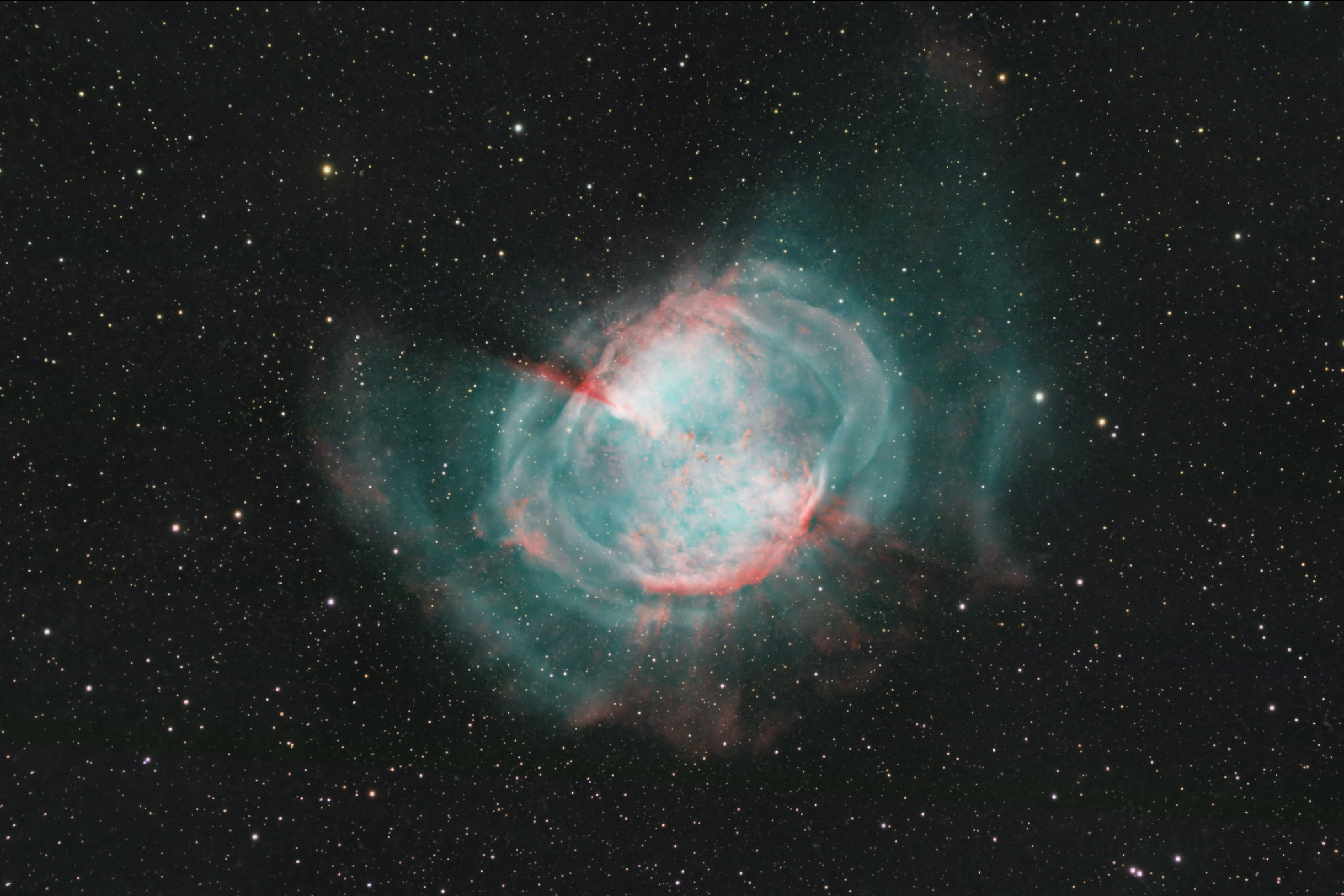 M27 and the butterfly wings